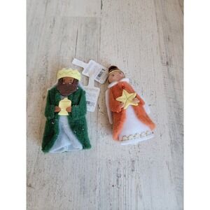 Wonder shop angel three king nativity Flet plush ornament Xmas set‎